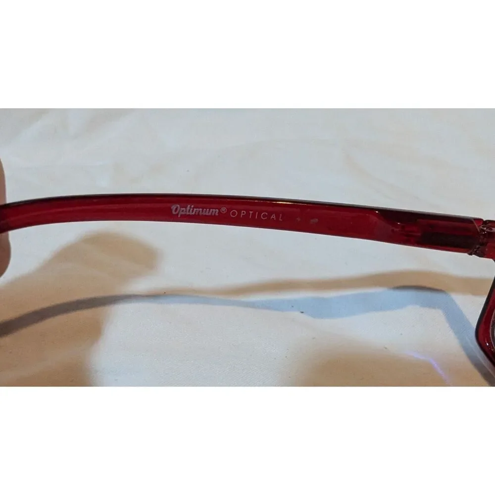 Red Optum Optical OA-MOXR 150 Eyeglass Frames
